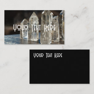 Tarjeta De Visita Cristales de punto pulido Energy Healer