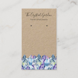 Tarjeta De Visita Cristales espirituales de Boho Ametist ganando joy