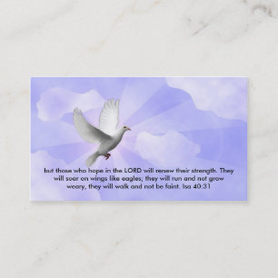 tarjeta de visita cristiana