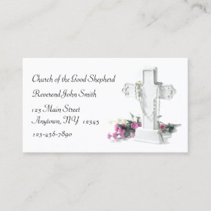 Tarjeta de visita cristiana