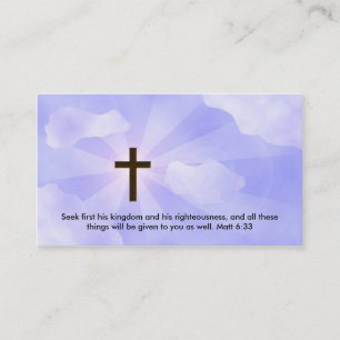 Tarjeta de visita cristiana