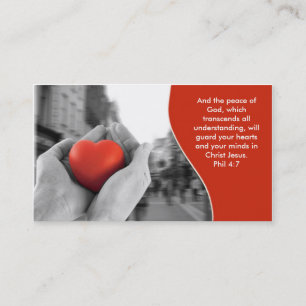 Tarjeta de visita cristiana