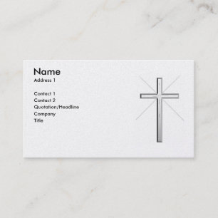 Tarjeta de visita cristiana