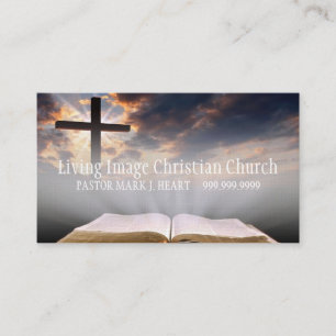 Tarjeta De Visita Cristianismo, religión, pastor