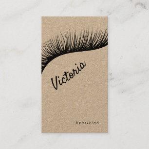 Tarjeta De Visita Critica a los artistas de maquillaje rustico eyela