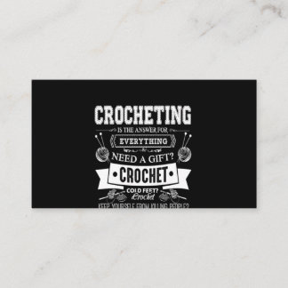 Tarjeta De Visita Crochet Lover - Me encanta el croching
