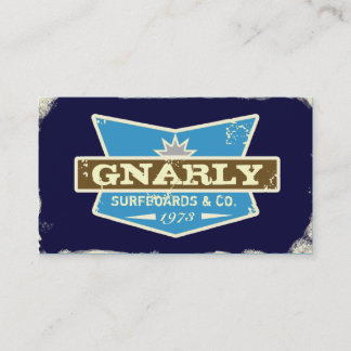 Tarjeta De Visita CROMATOGRAFÍA GASEOSA el | Gnarly por el azul de