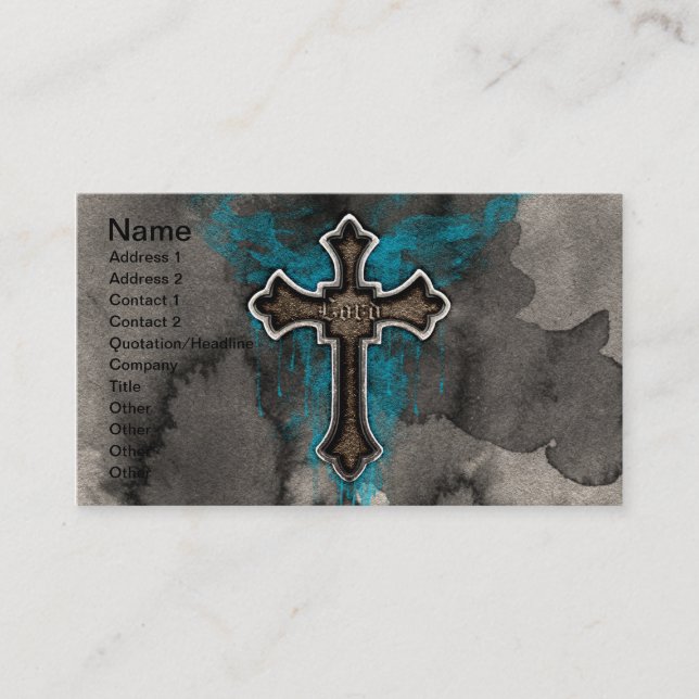 Tarjeta De Visita Cross del señor (Anverso)