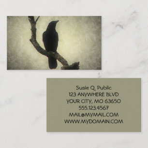 Tarjeta De Visita Crow