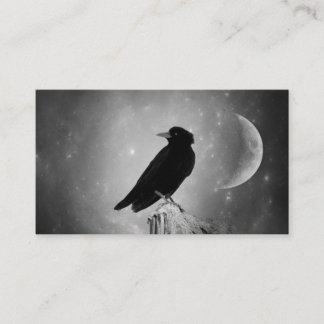 Tarjeta De Visita Crow místico y celeste
