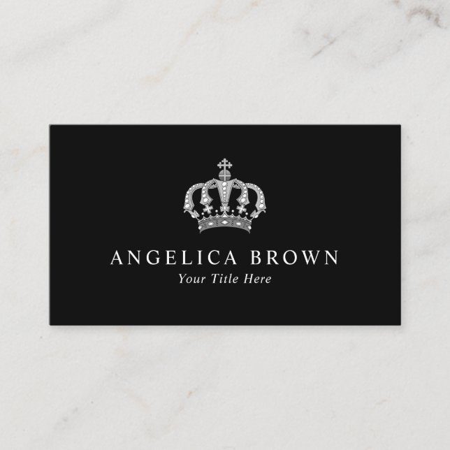 Tarjeta De Visita Crown Business Card (Anverso)