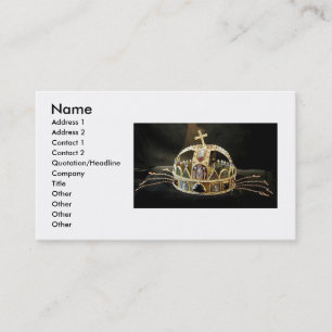Tarjeta De Visita Crown Business Card