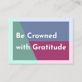 Tarjeta De Visita Crowned Cards