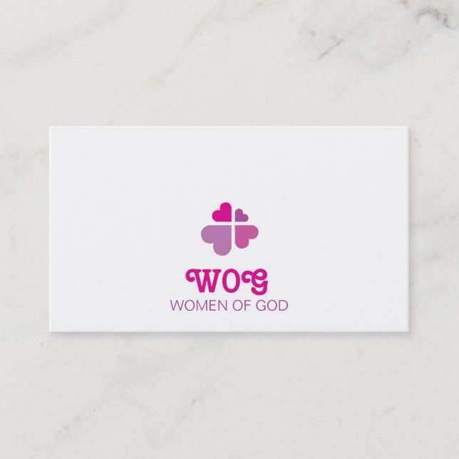 Tarjeta De Visita Cruce del corazón (Anverso)