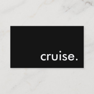 Tarjeta De Visita crucero.