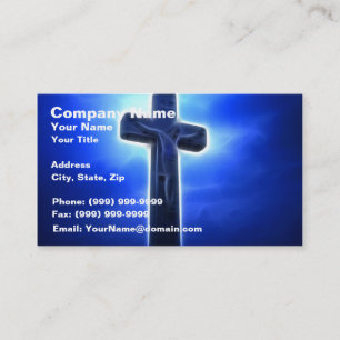 Tarjeta De Visita Crucifixión dramática de Jesús