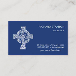 Tarjeta De Visita Cruz celta