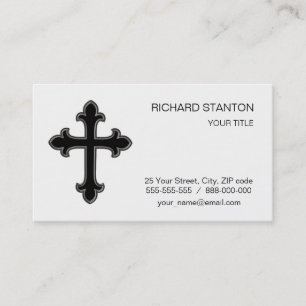 Tarjeta De Visita Cruz cristiana