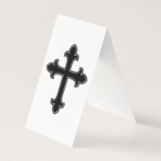 Tarjeta De Visita Cruz cristiana (Anverso)