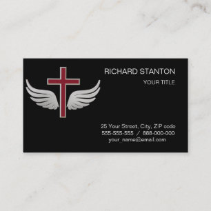 Tarjeta De Visita Cruz cristiana