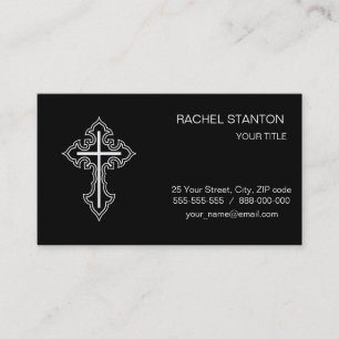 Tarjeta De Visita Cruz cristiana