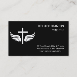 Tarjeta De Visita Cruz cristiana
