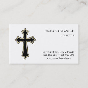 Tarjeta De Visita Cruz cristiana