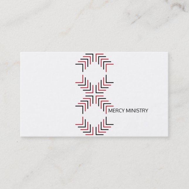 Tarjeta De Visita Cruz de Cristo (Anverso)