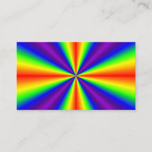 Tarjeta De Visita Cruz del Arcoiris