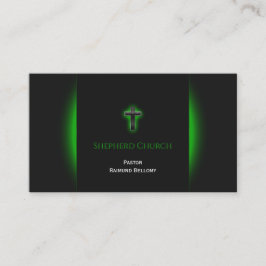 Tarjeta de visita cruzada moderna