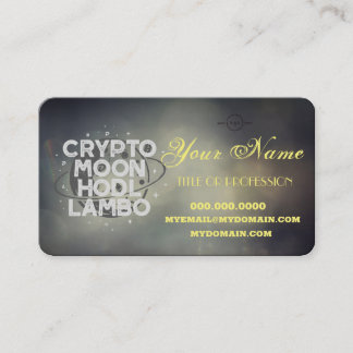 Tarjeta De Visita Crypto Business Card