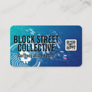 Tarjeta De Visita Crypto Tecnología de Cadena de Bloques