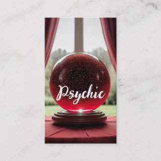 Tarjeta De Visita Crystal Ball Psychic