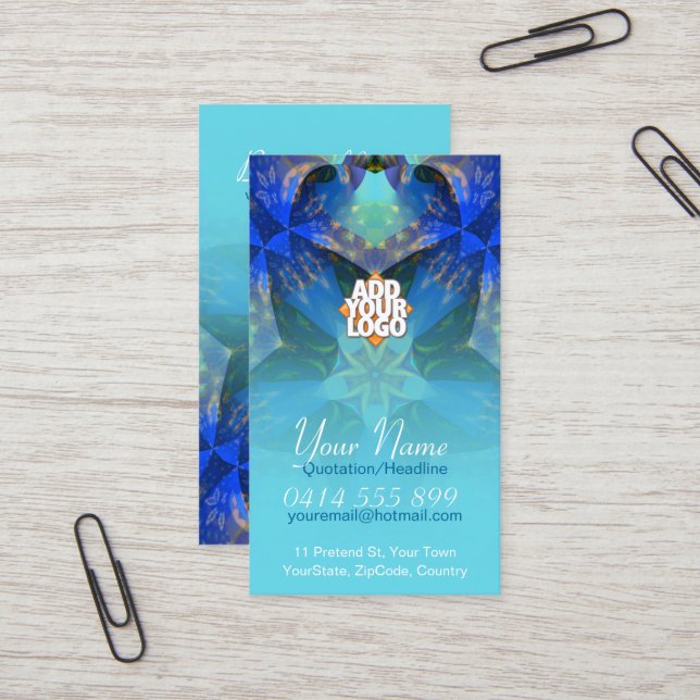 Tarjeta De Visita Crystalia Spirit Business Card (Anverso/Reverso In Situ)