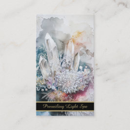 Tarjeta De Visita *~* Crystals de goteo artístico AP90 Rainbow QR de