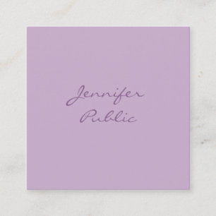 TARJETA DE VISITA CUADRADA 