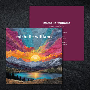 TARJETA DE VISITA CUADRADA 