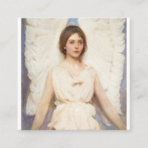 Tarjeta De Visita Cuadrada Abbott Handerson Thayer Angel 1921