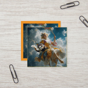 Tarjeta De Visita Cuadrada Accesorios para fiestas y manualidades genericos