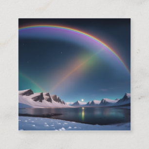 Tarjeta De Visita Cuadrada Acercar la luna y verás un aire revuelto y revuelt