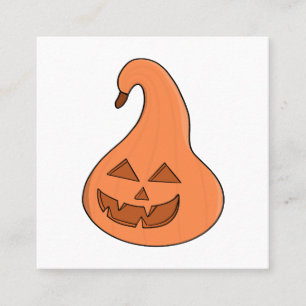 Tarjeta De Visita Cuadrada Adorobale Pumpkin