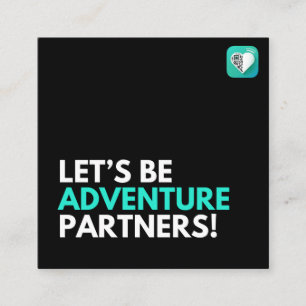 TARJETA DE VISITA CUADRADA ADVENTURE BUDS