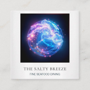 Tarjeta De Visita Cuadrada *~* Agente del gestor de reactores de superficie d