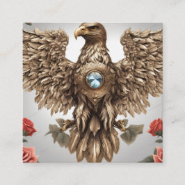Tarjeta De Visita Cuadrada Águila de coronado