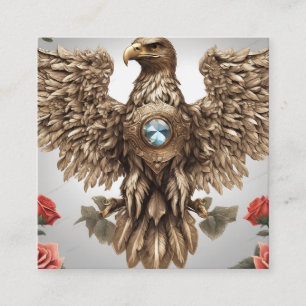Tarjeta De Visita Cuadrada Águila de coronado