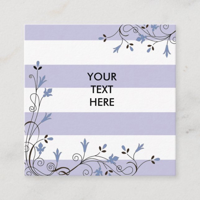 Tarjeta De Visita Cuadrada Ajuste, 2,5" x 2,5", mate estándar (Anverso)