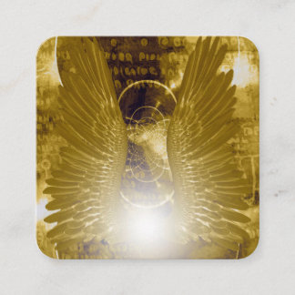 Tarjeta De Visita Cuadrada Alas del ángel
