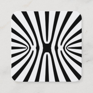 Tarjeta De Visita Cuadrada Alien Xebra