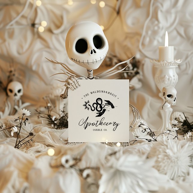 Tarjeta De Visita Cuadrada Alquimista esotérico oculto Apothecary (Subido por el creador)