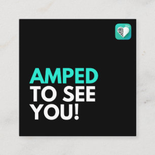 TARJETA DE VISITA CUADRADA AMPED